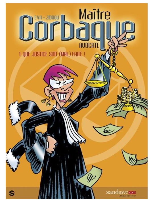 maître Corbaque tome 1 - que justice soit (mal) faite ! main product photo