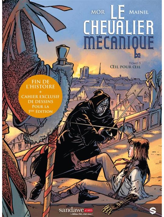 le chevalier mécanique tome 3 - oeil pour oeil main product photo