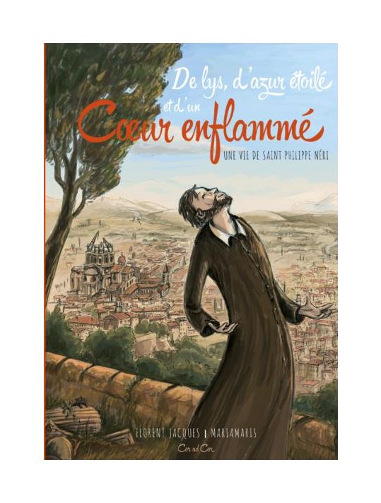 De lys, d'azur étoilé, et d'un coeur enflammé main product photo
