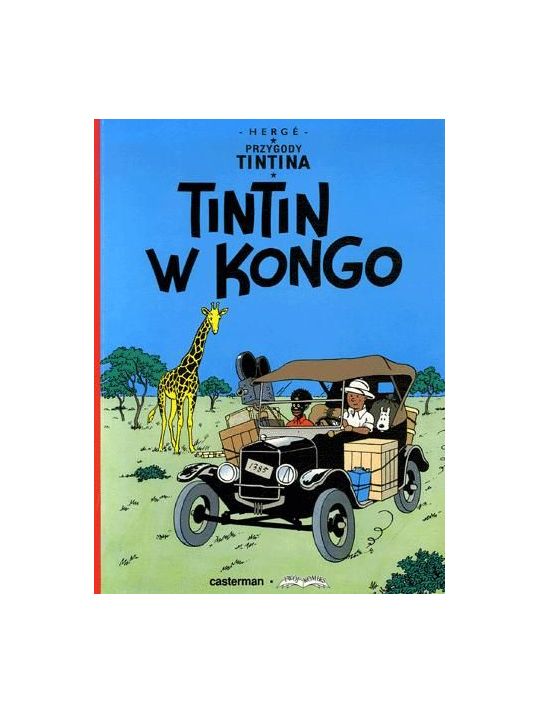 tintin tome 2 - en polonais - przygody tintina tome 2 - tintin w kongo main product photo
