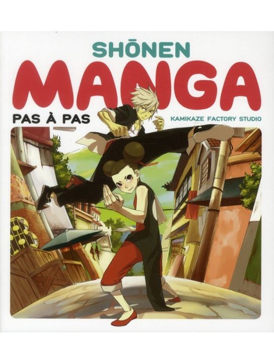 shonen manga ; pas à pas main product photo