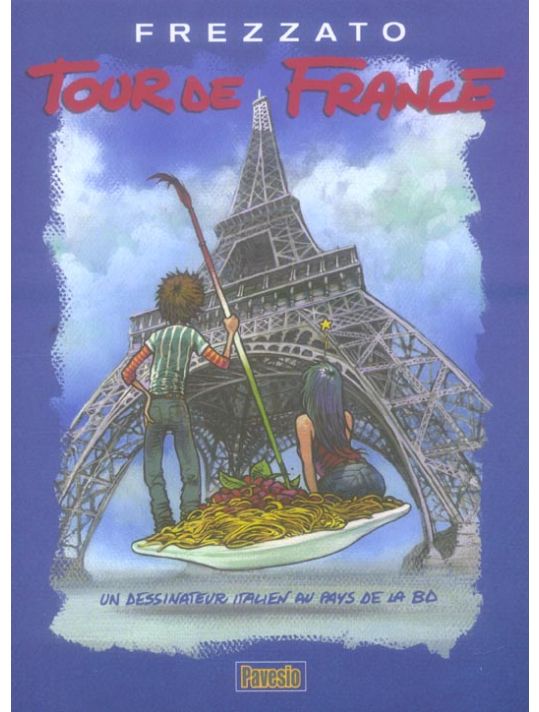 tour de france ; un dessinateur italien au pays de la bd main product photo