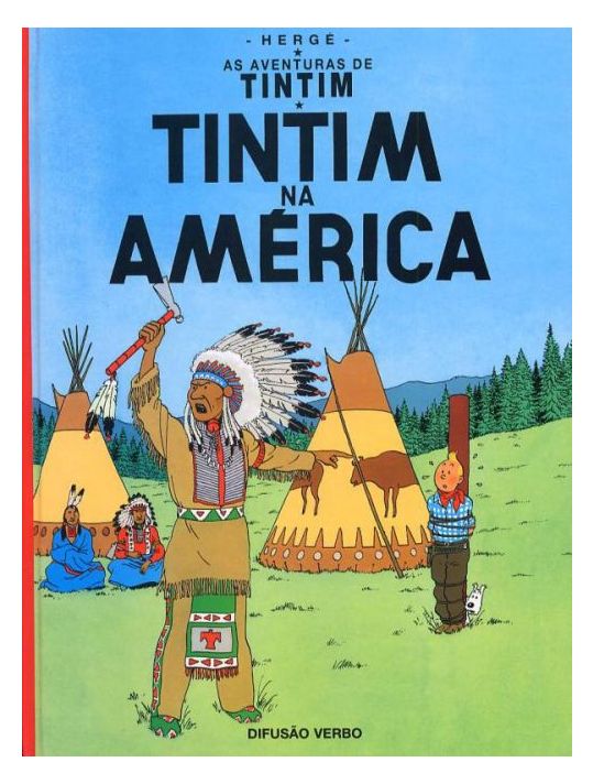 tintin tome 3 - en portugais verbo - as aventuras de tintim tome 3 - tintim na américa main product photo
