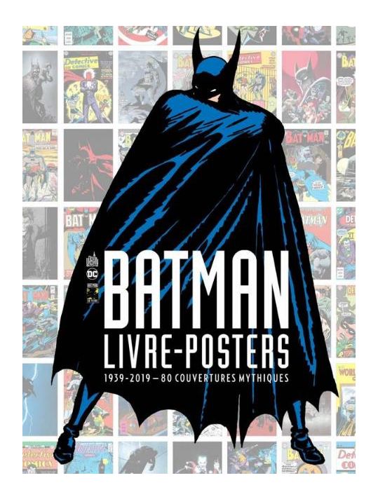 Batman - Livre-posters - 80 couvertures mythiques main product photo