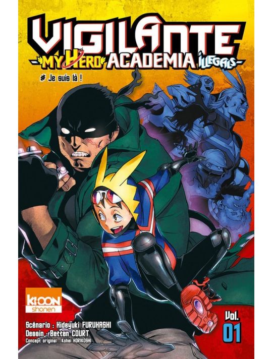 Vigilante - my hero academia illegals tome 1 main product photo