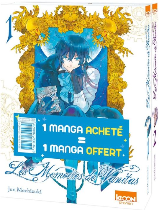 Les mémoires de Vanitas - pack découverte tomes 1 et 2 main product photo