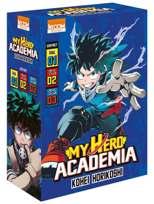My hero academia - coffret tomes 1 à 3 main product photo