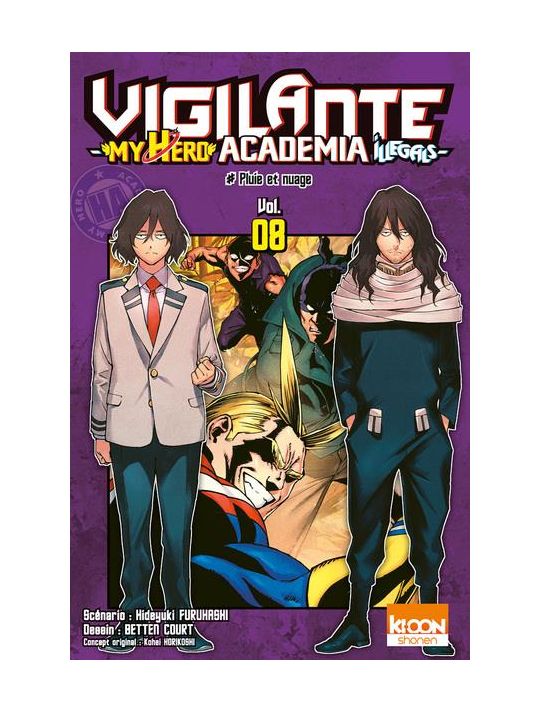 Vigilante - my hero Academia illegals tome 8 main product photo