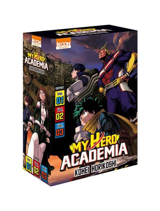 My hero Academia - coffret tome 1 à 3 main product photo