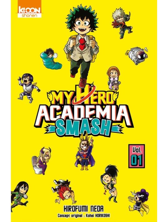 My hero academia smash tome 1 main product photo