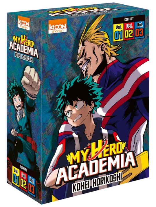 My hero Academia - coffret tomes 1 à 3 main product photo