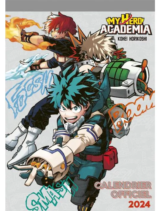 My hero Academia - calendrier 2024