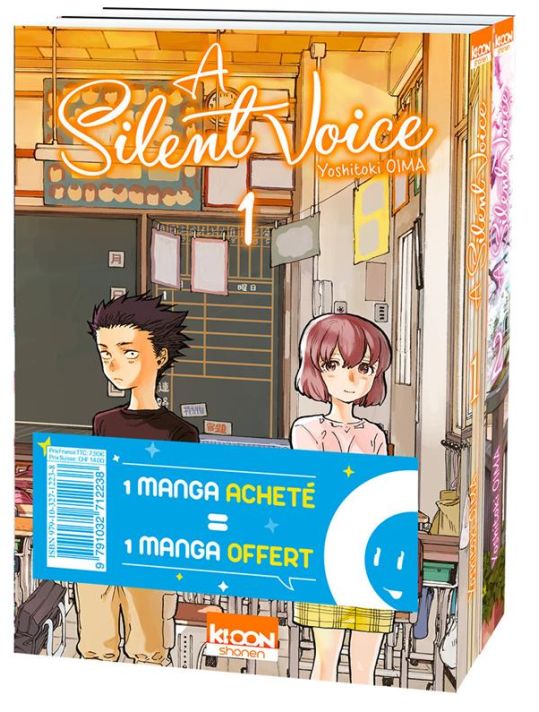 A silent voice - pack découverte tomes 1 et 2 main product photo