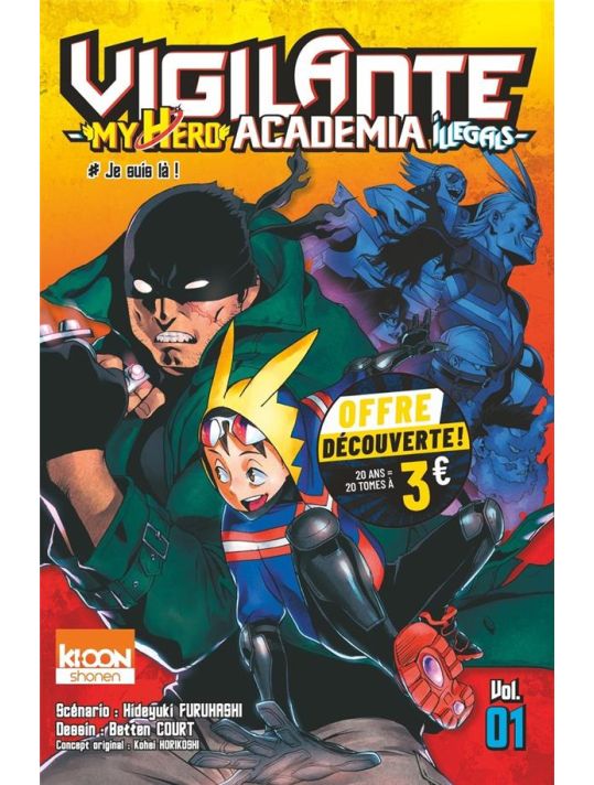 Vigilante - My hero Academia illegals tome 1 (petit prix) main product photo