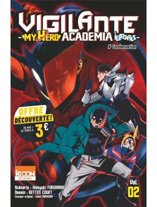 Vigilante - my hero Academia illegals tome 2 (petit prix) main product photo
