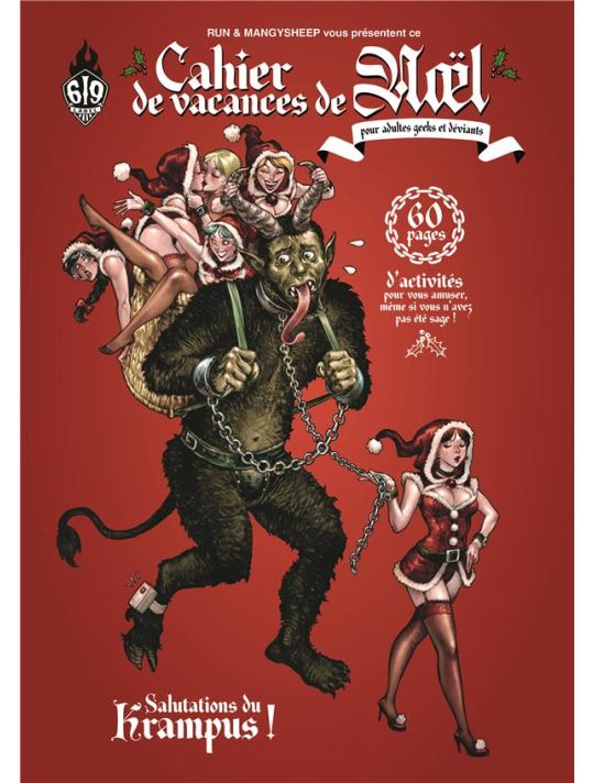 Cahier de vacances de noël pour adultes geeks et deviants main product photo