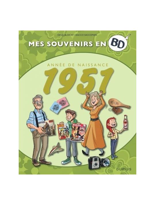 Mes souvenirs en BD Tome 12 : 1951 main product photo
