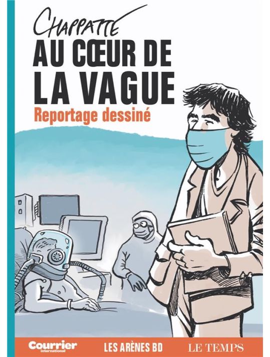 Au coeur de la vague - Reportage dessiné main product photo