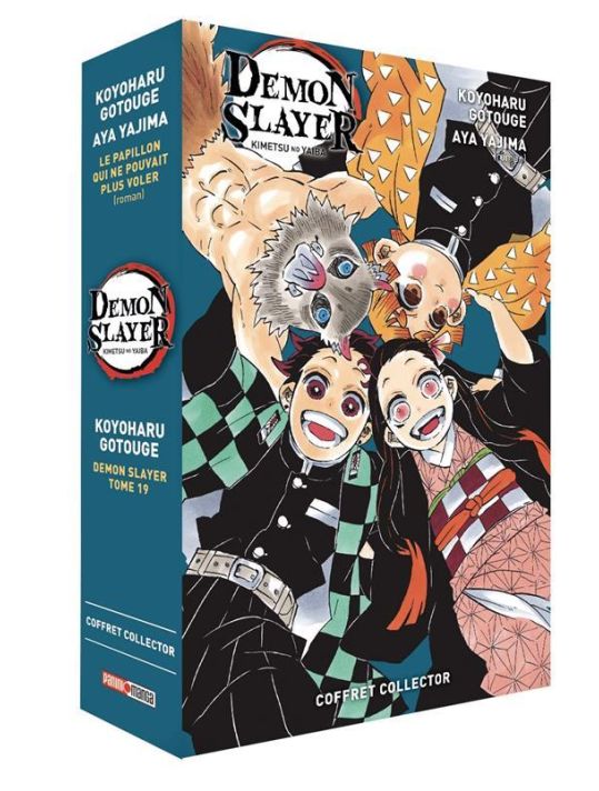 Demon slayer - coffret tome 19 + roman tome 2 main product photo