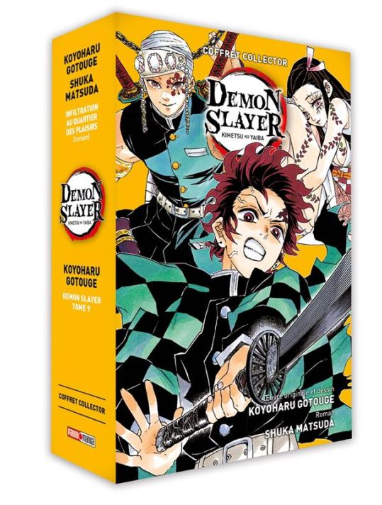 Demon Slayer - coffret tome 9 + Roman jeunesse tome 4 main product photo