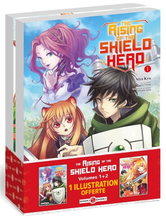The rising of the shield hero - pack tomes 1 et 2 main product photo