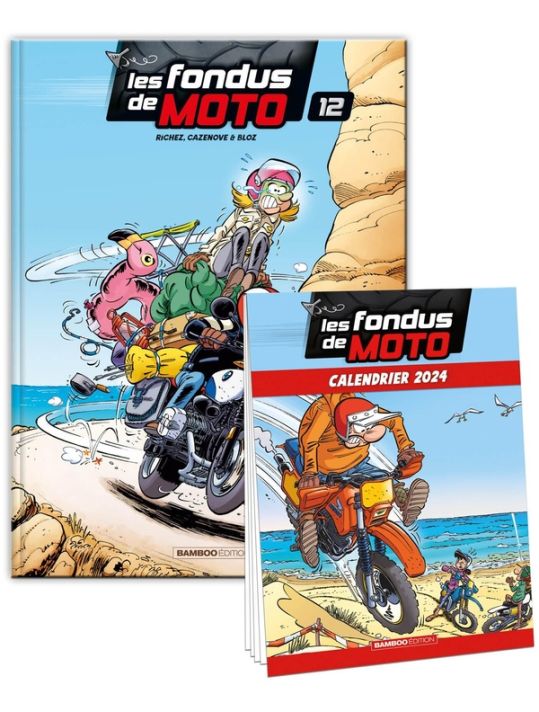 Les fondus de moto tome 12 + calendrier 2024 offert main product photo