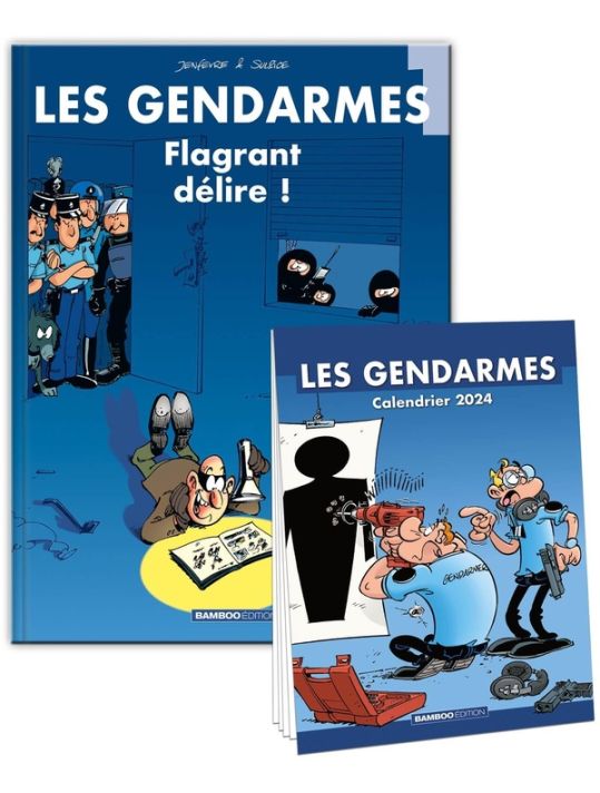 Les gendarmes tome 1 + calendrier 2024 offert main product photo