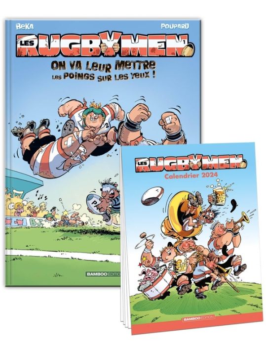 Les rugbymen tome 1 + calendrier 2024 offert main product photo