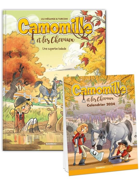 Camomille et les chevaux tome 5 + calendrier 2024 offert main product photo