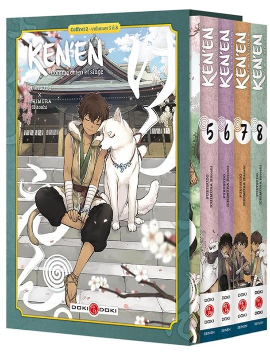 Ken'en - comme chien et singe - coffret tomes 5 à 8 main product photo