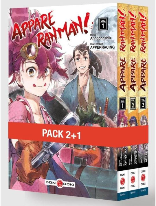 Appare ranman ! - pack promo tomes 1 à 3 main product photo