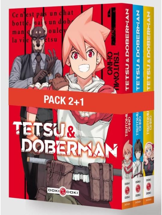 Tetsu & Doberman - pack promo tomes 1 à 3 main product photo