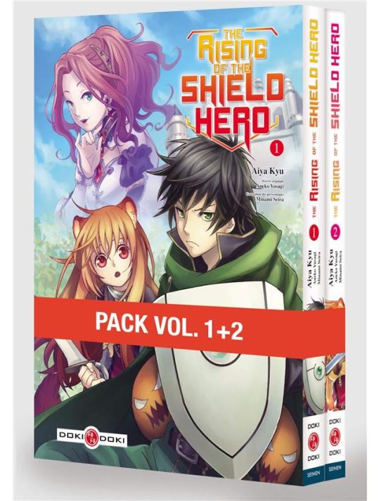 The rising of the shield hero - pack promo tomes 1 et 2 main product photo