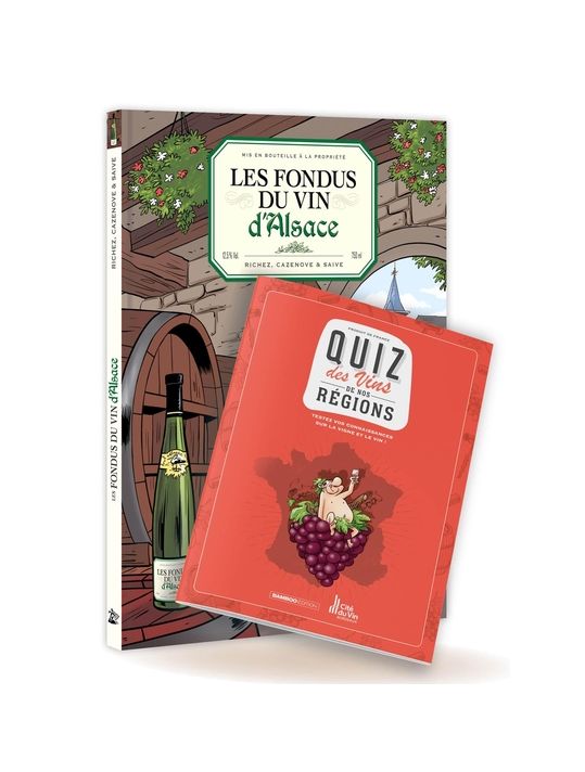 Les fondus du vin - Alsace + quiz offert main product photo