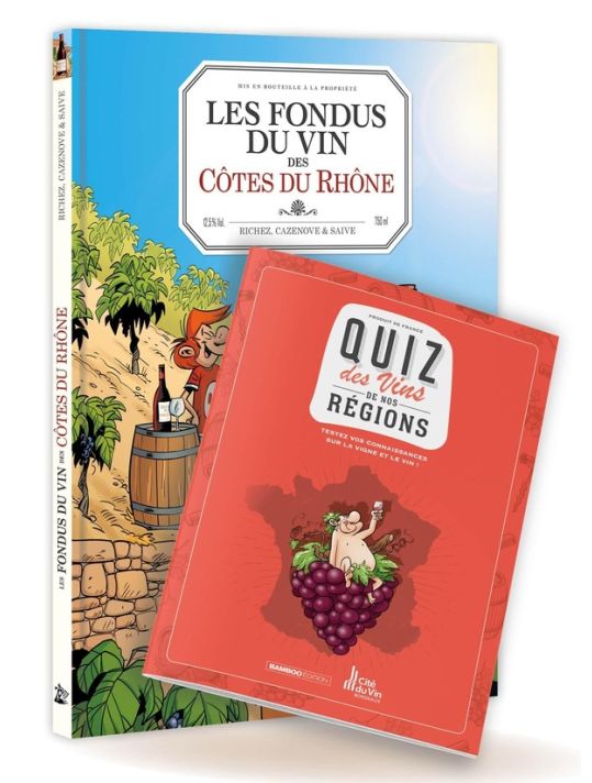 Les Fondus du vin - Côtes du Rhône + quiz offert main product photo