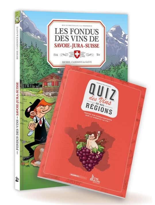Les Fondus du vin - Jura Savoie Suisse + quiz offert main product photo