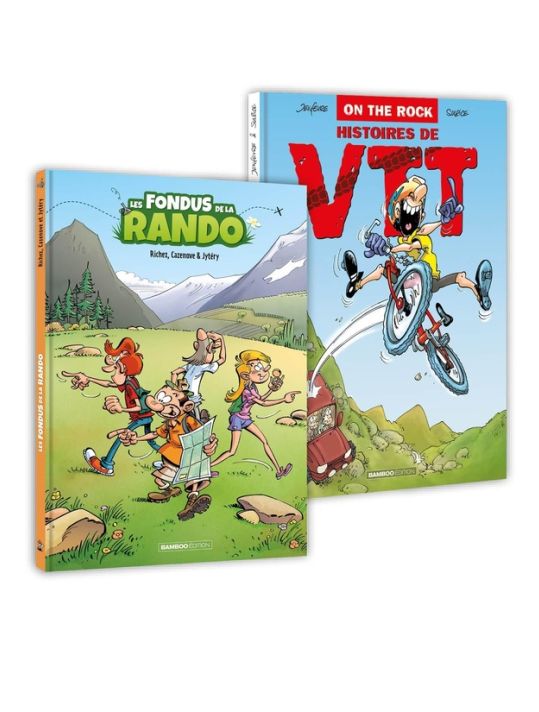 Les Fondus de la rando + Histoires de VTT (pack) main product photo