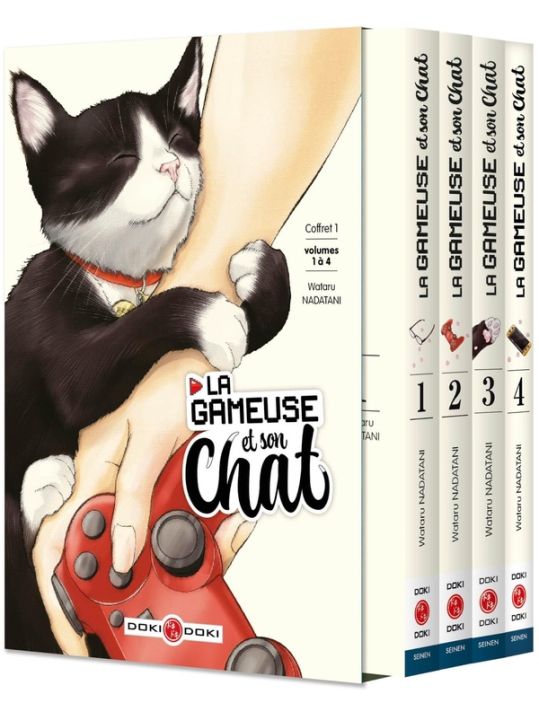 La gameuse et son chat - coffret tomes 1 à 4 main product photo