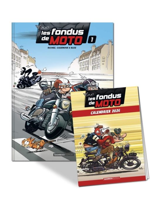Les fondus de moto tome 1 + calendrier 2026 offert main product photo