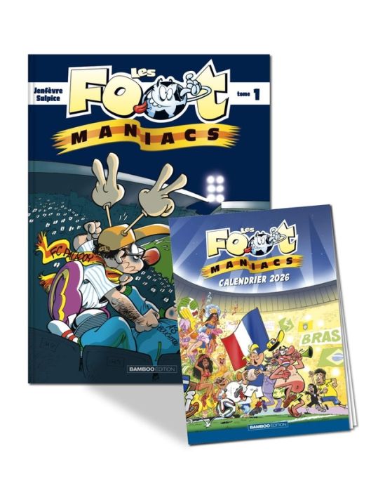 Les footmaniacs tome 1 + calendrier 2026 offert main product photo
