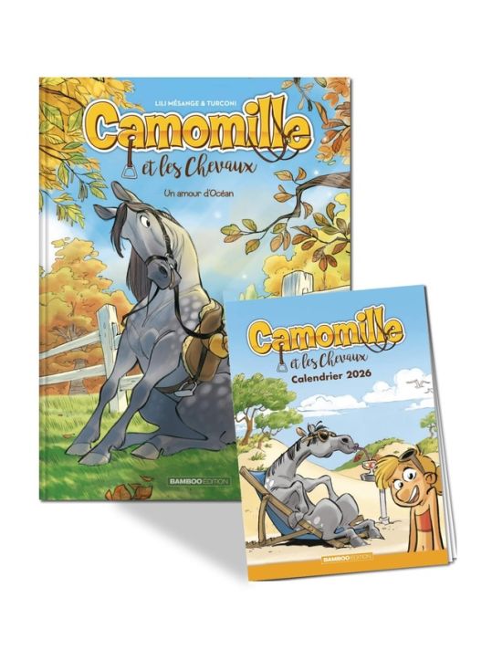 Camomille et les chevaux tome 1 + calendrier 2026 offert main product photo