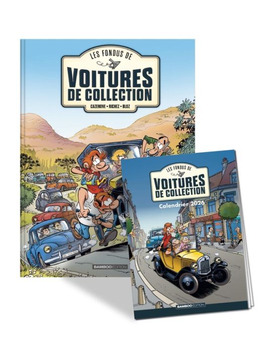 Les fondus de voitures de collection tome 1 + calendrier 2026 offert main product photo
