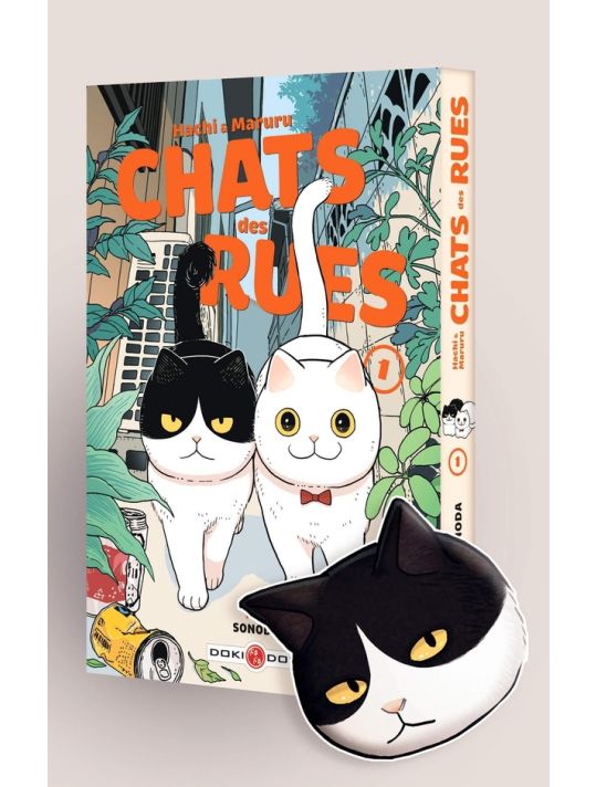 Hachi & Maruru - Chats des rues tome 1 + magnet offert main product photo