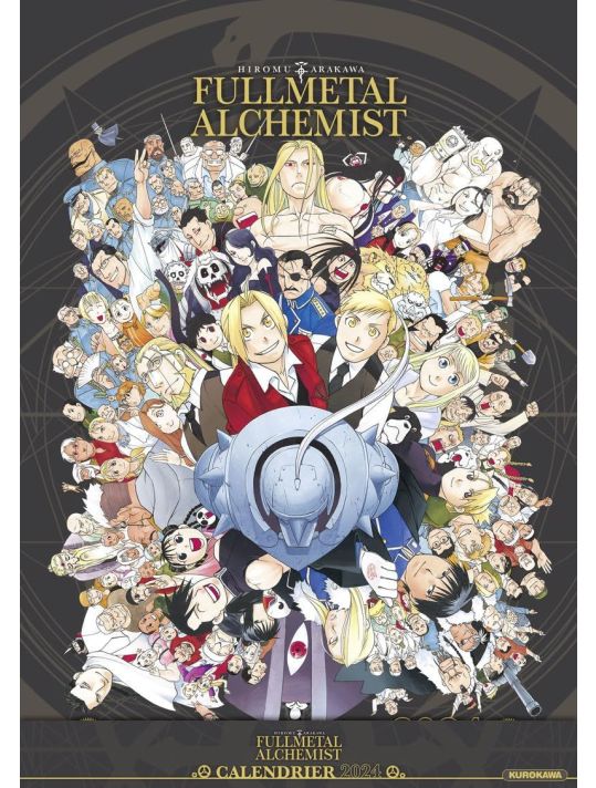 Fullmetal alchemist calendrier 2024