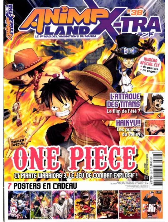 Animeland X-tra N.38 : Juillet / Septembre 2015 main product photo