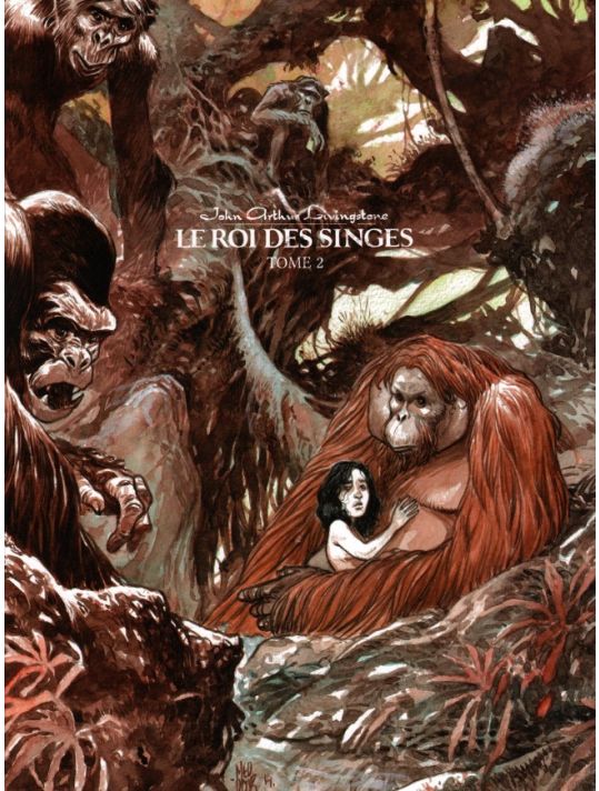 Tirage de tête John Arthur Livingstone - Roi des singes tome 2 main product photo