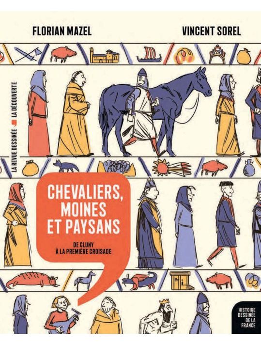 Chevaliers, moines et paysans main product photo