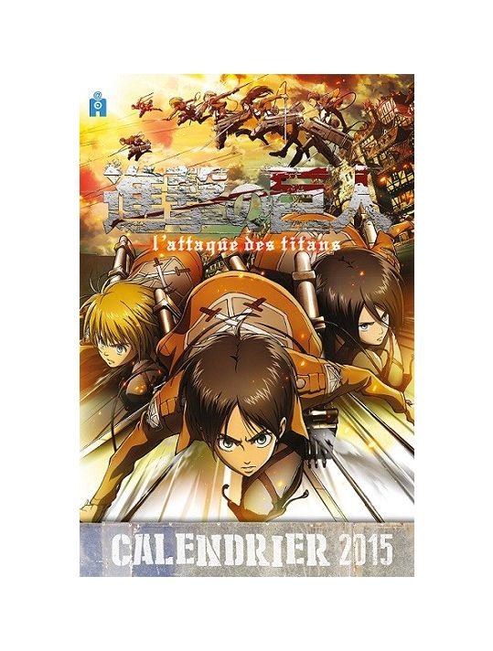 l'attaque des titans - calendrier 2015 main product photo