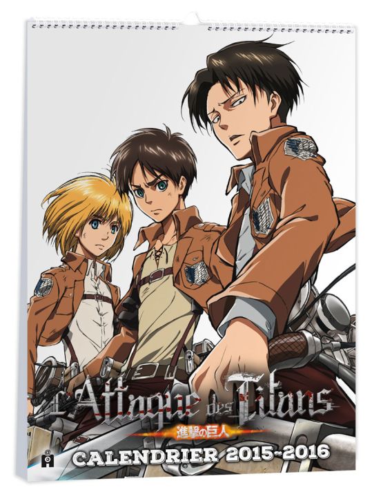 L'attaque des titans - calendrier 2016 main product photo