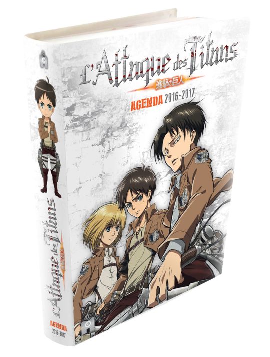Agenda l'attaque des titans 2016-2017 main product photo